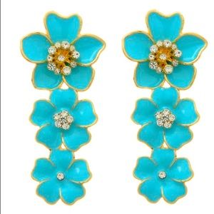 COPY - Amrita Singh Briony floral drop earrings pierced earrings